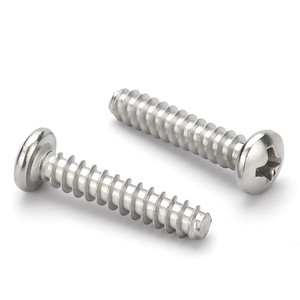 Stainless Steel <strong>M1</strong>.4 <strong>M1</strong>.6 <strong>M1</strong>.<strong>7</strong> M2 M2.2 M2.3 M2.5 M3 M4 M5 Round Head Cross Recessed Self Tapping <strong>Screw</strong> for Plastic - Product Image 2