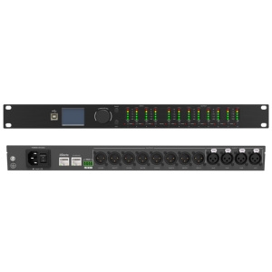 Dante <strong>Network</strong> <strong>DSP</strong> Professional Digital Audio Processor Complete Professional Sound System - Product Image 1