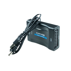 <strong>Scart</strong> to hd Converter Adapter 1080p Audio Video Adapter with Power for HDTV DVD for Box STB Plug and Play with Usb Cable - Product Image 1
