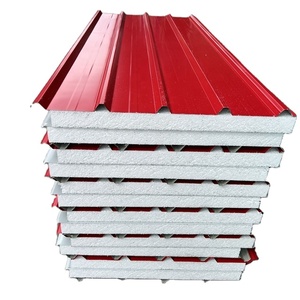 China Cold Room Fireproof <strong>Aluminum</strong> Roof <strong>Sandwich</strong> <strong>Panel</strong> Prefabricated Wall <strong>Panels</strong> Cool Room <strong>Panel</strong> Eps