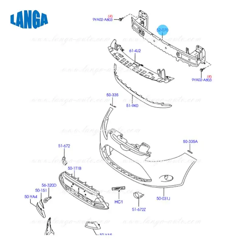 Suporte de reforço do amortecedor da frente para ford fiesta 2013-2017 oe #1839247 C1BB-17K876-AE