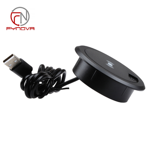 Cargador de escritorio inalámbrico con función QC3.0 de 10W, enchufe de carga USB 3 en 1, entrada de 5V/2A, montaje de mesa de Material ABS para conveniente - Product Image 6