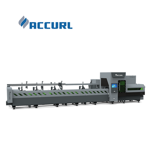 Máquina cortadora de tubos de metal láser de alta potencia automática profesional ACCURL 3015 para acero inoxidable, acero al carbono - Product Image 1