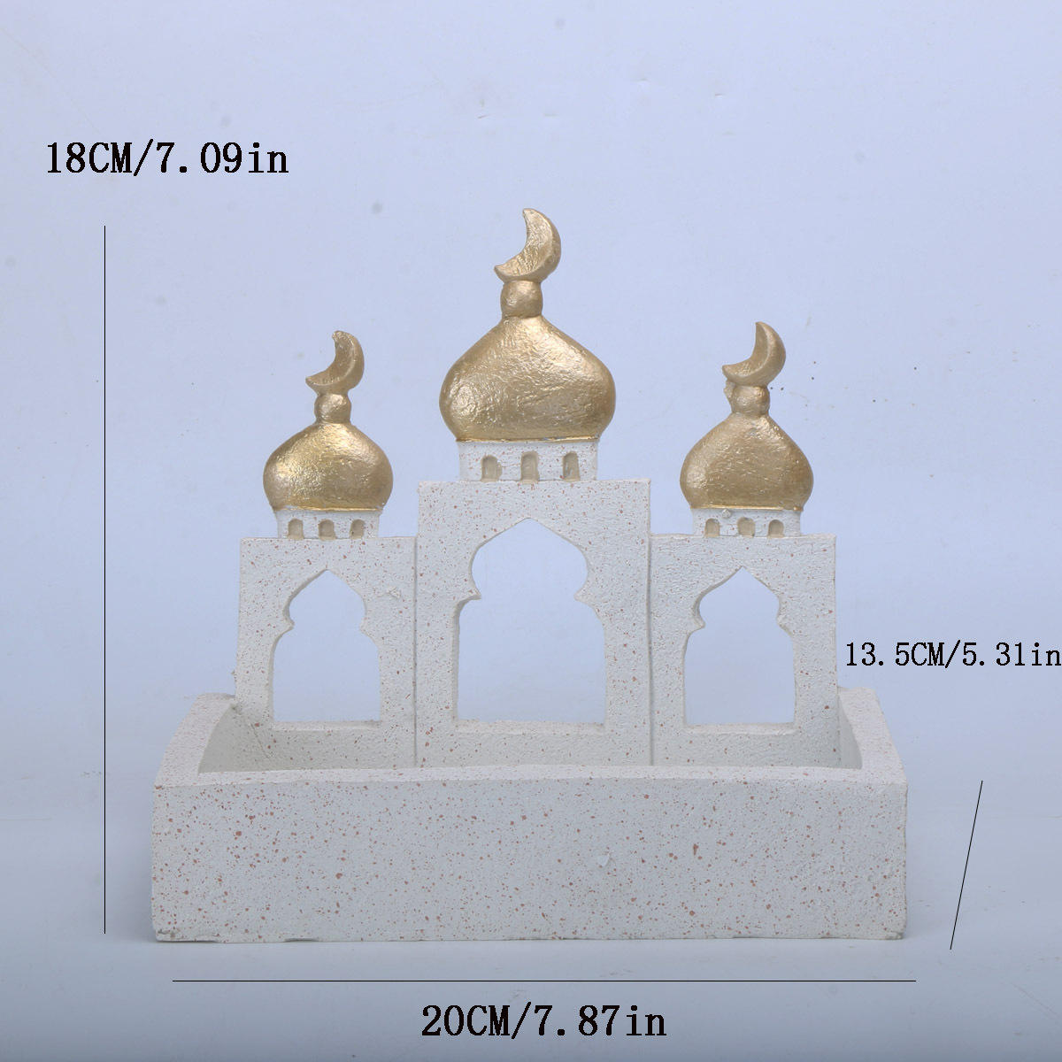 Rangement carré blanc à trois portes 25391