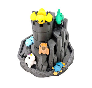 Sáng Tạo Đông Lạnh Mô Phỏng Mini <span class=keywords><strong>3D</strong></span> In Ấn Dễ Thương Vui Vẻ Động Vật Nhỏ Chim Cánh Cụt Khủng Long Doanh Di Chuyển Của Trẻ Em Đồ Chơi Quà Tặng Nhựa - Product Image 4