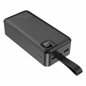 Portable High Capacity 30000mAh Led Indicator Powerbank 30000 MAh Type <strong>C</strong> Power Bank <strong>with</strong> Strong <strong>String</strong> - Product Image 1