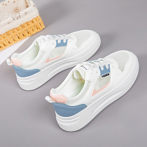Women's Breathable <strong>Mesh</strong> Sports Shoes Light Weight Thick-Soled All-Season Casual Style for Autumn Summer and Spring
