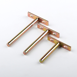 <strong>T</strong>-shaped Invisible Corner <strong>Code</strong> With Nickel Plated and Colored Zinc Iron Shelf Bracket - Product Image 4