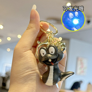 New Arrival hissing rắn Shape LED chiếu sáng Móc Chìa Khóa với âm thanh cho trẻ em - Product Image 3