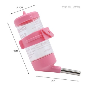 75ml hamster tự động uống chai nhỏ Pet nước quả trung chuyển với treo Pet uống đầu nhựa uống chai nước - Product Image 5