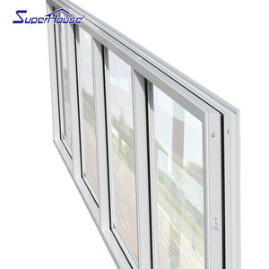 Finestra di vetro fisso finestra di alluminio Superhouse cinese produttore personalizzato finestra fissa per la casa con il certificato di AAMA NFRC
