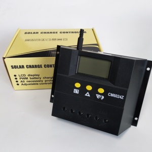 CM6024Z 60A auto de 12V 24V panel de la pantalla LCD batería controlador de carga Solar PWM Solar sistema de uso interior - Product Image 5
