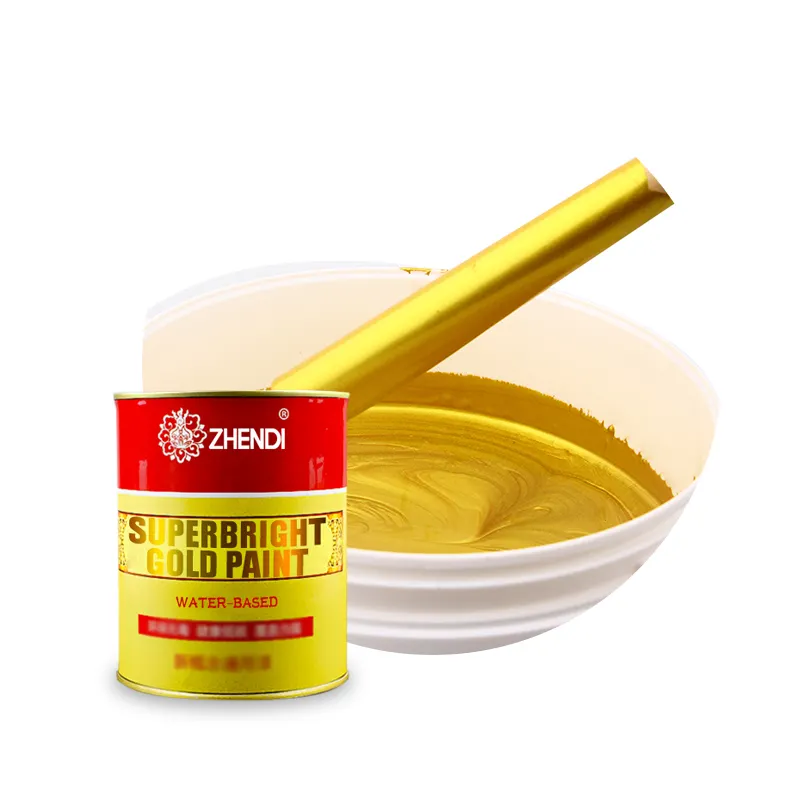 Special for golden yellow gold foil paint flash gold super bright bronzing paint