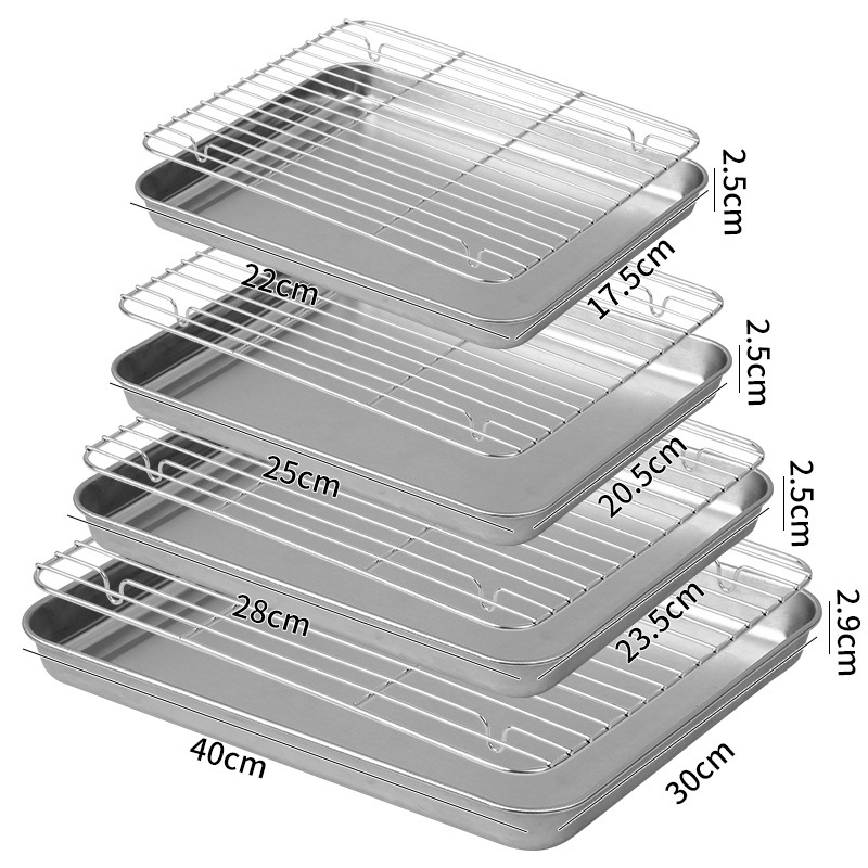 430 square tray 201 shelf-silvery