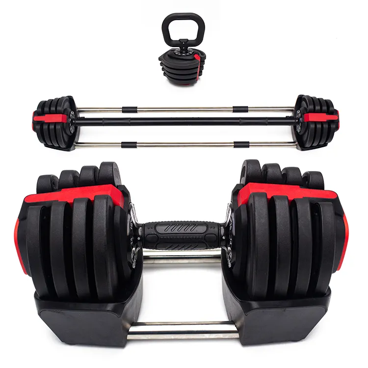 Quality Gym Fitness Equipment Beauty Long Bar Cast Iron Dumbbell Set Order Complete Rack 20KG Cheap Buy Dumbbells Cheap Set