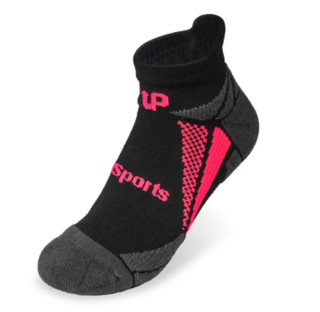 Design personalizado algodão tornozelo esportes mens atlético grosso terry correndo meias compressão