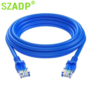 Szadp đồng nguyên chất <span class=keywords><strong>rj5</strong></span> cat6A SFTP/FTP <span class=keywords><strong>Ethernet</strong></span> vá dây vượt qua kiểm tra màu vàng/bule/Đỏ 305 Meter PVC Áo khoác cho Mạng Cáp - Product Image 2