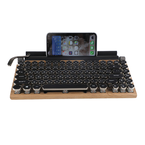 แป้นพิมพ์กลไก RGB TKL แบบกลมมีร่อง,คีย์บอร์ดเกมมัลติฟังก์ชันแป้นพิมพ์ PC KEYCEO OEM IDM - Product Image 2