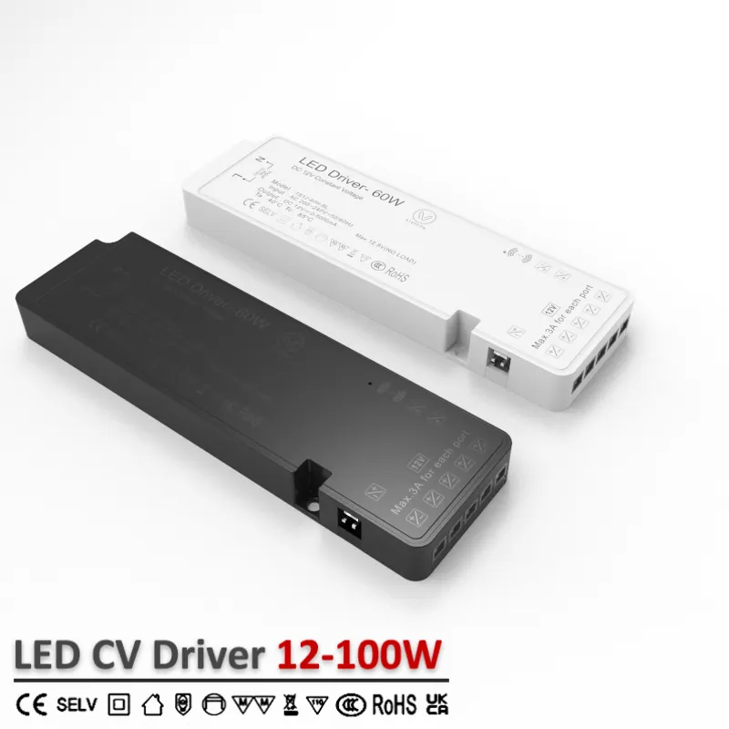 Caja de empalme con controlador Led, lámpara Lineal de plástico Regulable, Sdh7752R, Wifi, con divisor I40 Ic constante