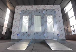 Xe phun gian hàng ô tô sơn cả xe nướng lò diesel sơn gian hàng - Product Image 3