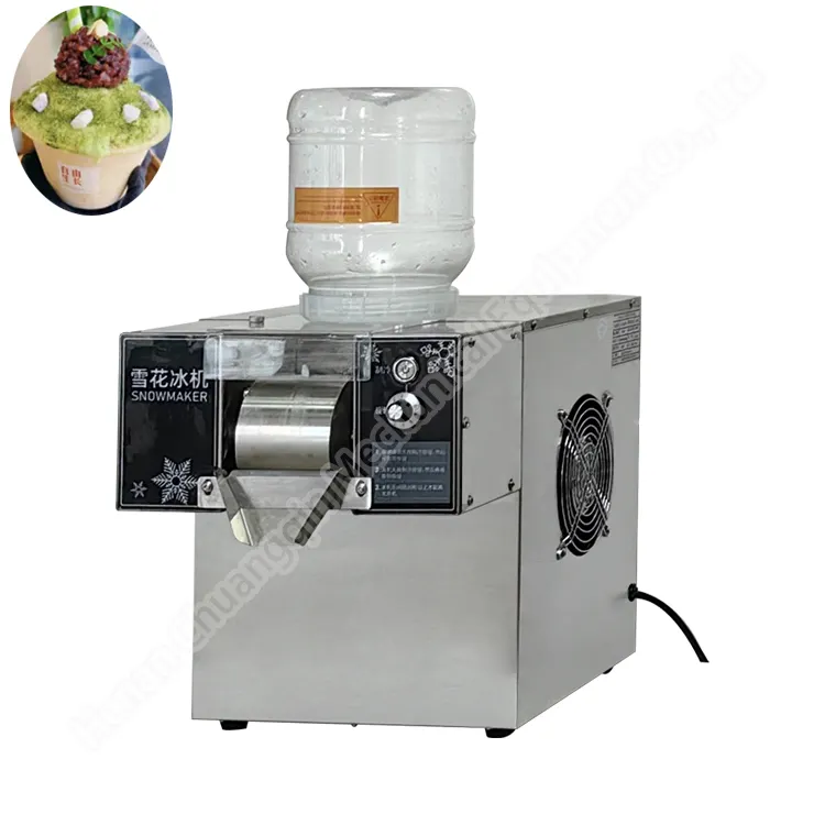 Compre la máquina de hielo en bloque Máquina de fideos refrigerada por aire Bingsu Máquina de afeitar de hielo Nieve