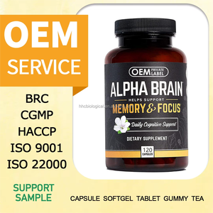 High-Potency <strong>Alpha</strong> GPC Brain Supplement Enhanced Cognitive Function Brain Health Vegan Capsule GMP Certified - Product Image 2