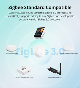 SONOFF Sensor de interruptor inteligente inalámbrico Zigbee, sin cableado, instalación gratuita, conexión - Product Image 5