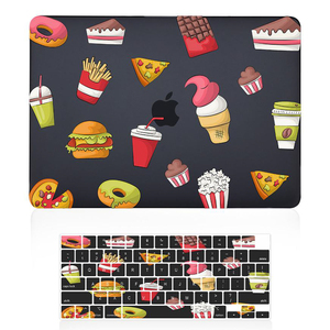 Kunden spezifisches Druck design <span class=keywords><strong>Computer</strong></span>-PC-Laptop tasche für MacBook 13 14 15 16-Zoll-Hartschalen-Abdeckung mit Silikon-Tastatur abdeckung
