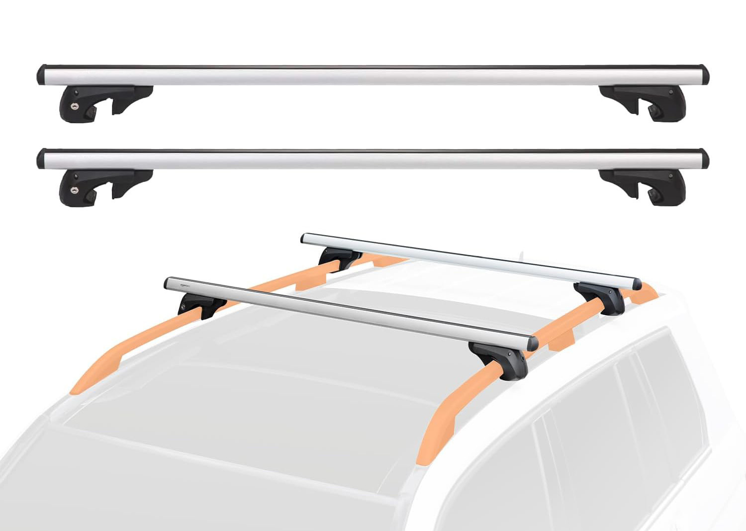 Dedicated roof rack installed on vehicle roof