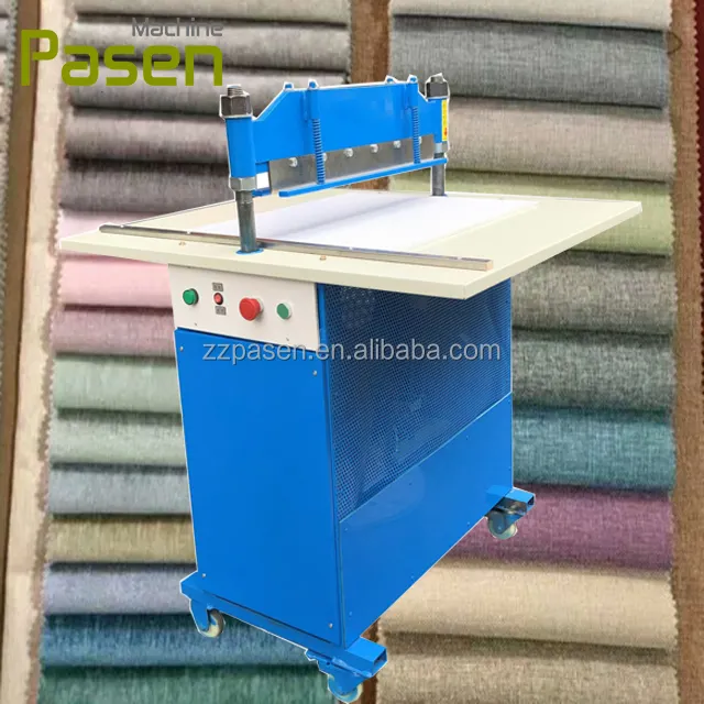 Cortador de tela de tipo eléctrico de 500-1200mm de longitud de hoja para máquina cortadora de muestras de tela textil