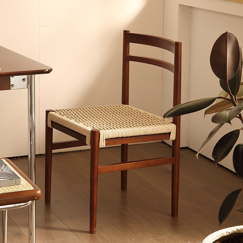 Suspended Needle Chair, Black Walnut