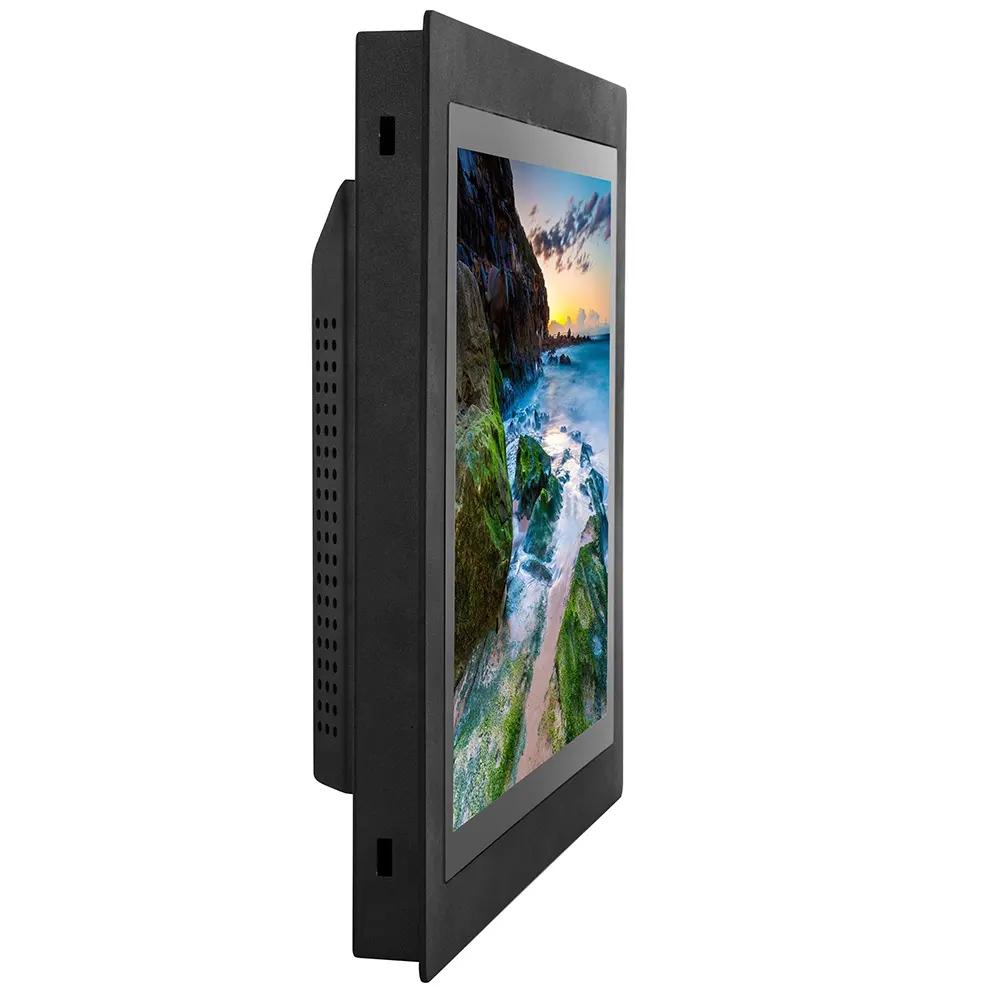 Metallgehäuse 12,1 Zoll industrieller Touchscreen kapazitativer Touchscreen Frontpaneel wasserdichter Hochhelligkeitsmonitor