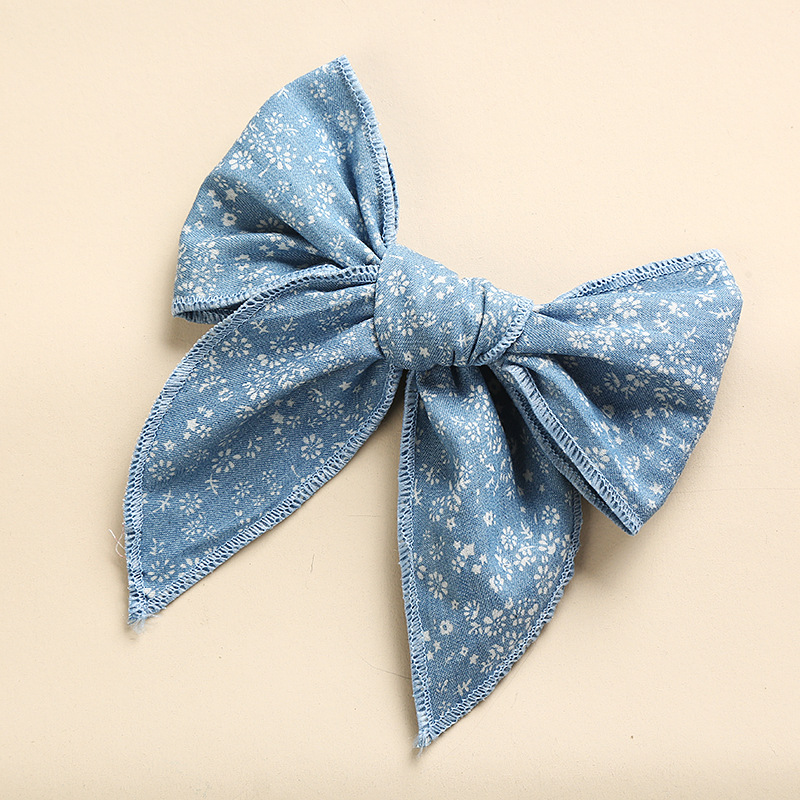 Noeuds de marin fable noeud de cheveux bleu pour filles