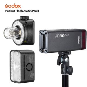 GODOX แฟลชไลท์กล้องกลางแจ้ง AD200Pro II พร้อมระบบไร้สาย2.4G และไฟแฟลชแบบพกพาแบตเตอรี่ลิเธียม TTL - Product Image 4