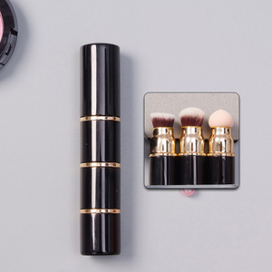 4 in 1 geri çekilebilir taşınabilir makyaj fırçası ABS çoklu görev 4 in 1 makyaj fırçası 3 in 1 makyaj fırçası 4 in 1 makyaj fırçası - Product Image 2