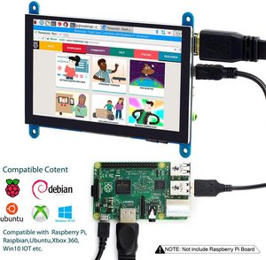 Monitor Touch Screen capacitivo da 5 pollici Raspberry Pi Touchscreen 800*480 IPS - Product Image 4