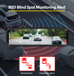 8.8 Touch Screen DVR <strong>Car</strong> <strong>Mirror</strong> Front ADAS Dashcam Rear View <strong>Sensor</strong> Blind Spot Reverse Safe Detection <strong>Mirror</strong> Backup 60fps Camera - Product Image 3