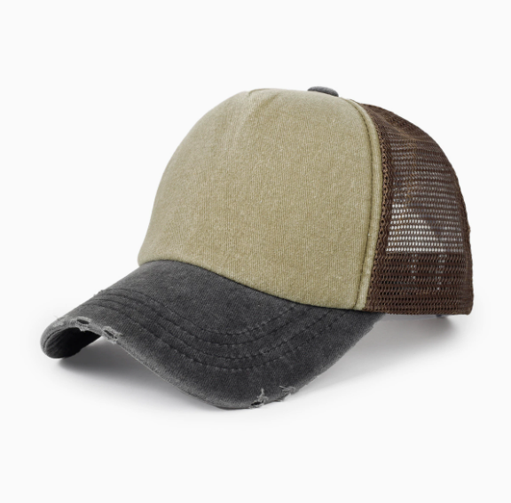 Black (front piece khaki)