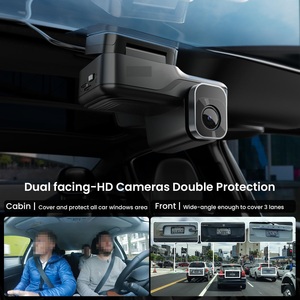 4G LTE an ninh Dash Cam phía trước bên trong từ xa Live-View, cảnh báo ngay lập tức thông qua ứng dụng, IR tầm nhìn ban đêm, không có màn hình, Dual FHD Dash Camera - Product Image 5