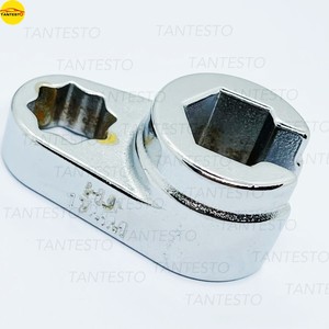 ประแจหกเหลี่ยมปลายเปิดประแจเซ็นเซอร์ออกซิเจนประแจท่อน้ำมันเชื้อเพลิงเครื่องมือซ่อมแซม<span class=keywords><strong>17</strong></span> 19 22 24 - Product Image 6