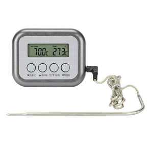 Termometro digitale a sonda singola per la carne con avviso Timer Display LCD regolatore di temperatura del forno per la cottura di torrefazione BBQ ODM - Product Image 3