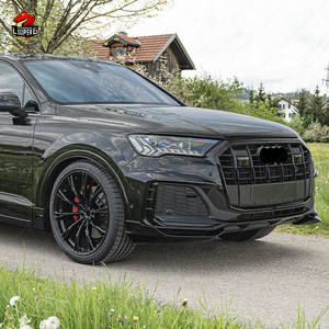 Ein Bodykit für Audi Q7 Fiberglas Front wickel winkel Hinterrad bögen Flare Dachfenster Spoiler Wide Bodykit