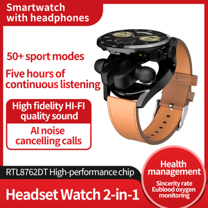 2025 GT5 guds 2-in-1เอียร์บัด2-in-1 TWS & สมาร์ทวอทช์ In-Ear โทรและแสดงเพลง TFT สายหนังที่ดำเนินการโดยแอนดรอยด์ - Product Image 2