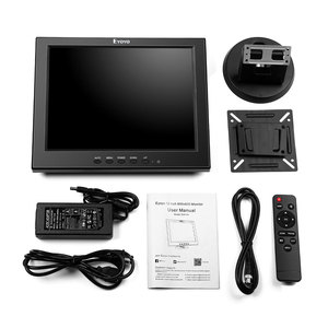 Eyoyo EM12A 12 Inch 800x600 Portable 4:3 <strong>TFT</strong> <strong>LCD</strong> Mini HD Bulit-in Speaker Screen HD MI CCTV <strong>Monitor</strong> <strong>with</strong> <strong>BNC</strong> VGA AV HD MI <strong>Input</strong> - Product Image 5
