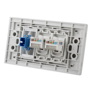 Seto Sc Fiber Optic Gigabit <strong>Computer</strong> <strong>Network</strong> Socket 2-Bit Super <strong>Class</strong> 5 <strong>Network</strong> Cat5e <strong>Network</strong> Module Socket Panel - Product Image 5