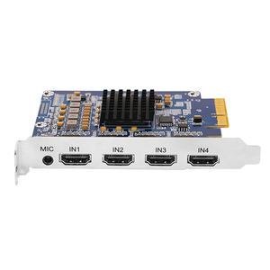 4 Channel 1080p60 PCIe HDMI Vmix Obs Broadcast Game <strong>Lecture</strong> Church Live Streaming Webcasting <strong>Video</strong> Capture Card - Product Image 3