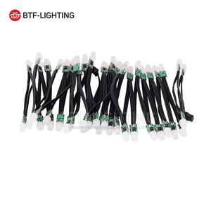 Vendita calda DC5V DC12V 9mm WS2811 RGB Pixel led String IP30 Indoor Christmas Decoration Light Led Round Pixel Module - Product Image 3