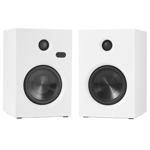Altavoz inalámbrico BT, altavoz estéreo activo de 2 vías, sonido HiFi, sistema de cine en casa, estantería, múltiples entradas - Product Image 1