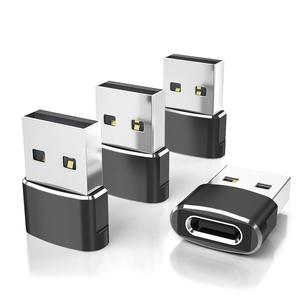 Schitec vende al por mayor USB a USB C adaptador multicolor tipo C hembra a un convertidor de cargador macho para dispositivo móvil tipo C - Product Image 1