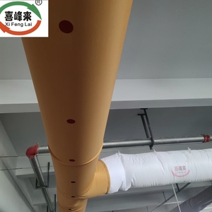 Sistema de distribución de aire ignífugo textil calcetín de aire libre de tiro de tela de poliéster ventilación - Product Image 3